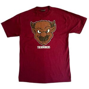 The Hundreds Buffalo Head Red Men’s SZ M 100% Cotton Streetwear SS Shirt READ